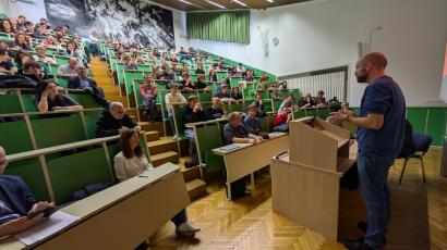 Na Oddelku za filozofijo so obeležili UNESCO svetovni dan filozofije. (foto: Vojko Strahovnik)