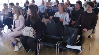 Občinstvo v Narodnem muzeju Slovenije (foto: Mojca Ramšak)