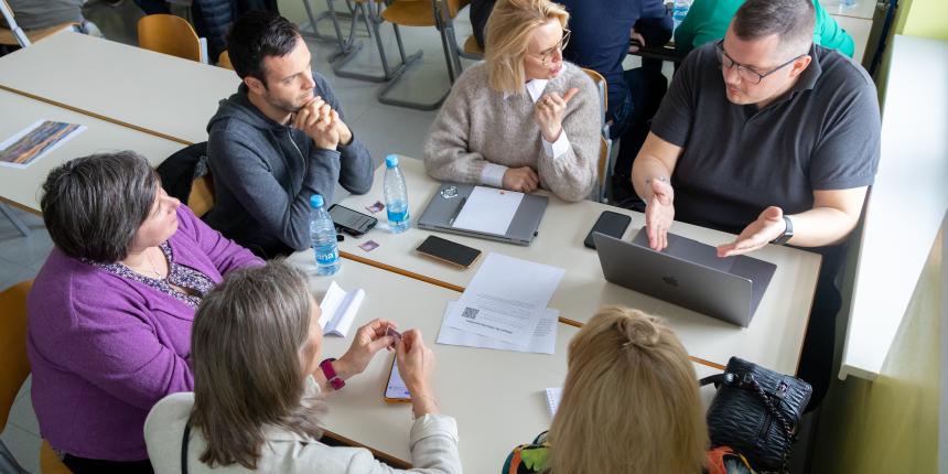 Udeleženci obiska so imeli priložnost izmenjati mnenja in izkušnje